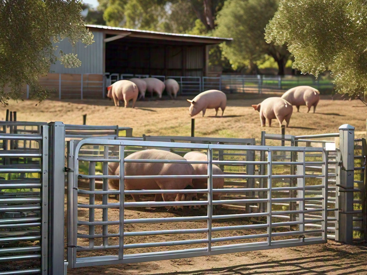 Pig Farm Steel Gate manufacturer